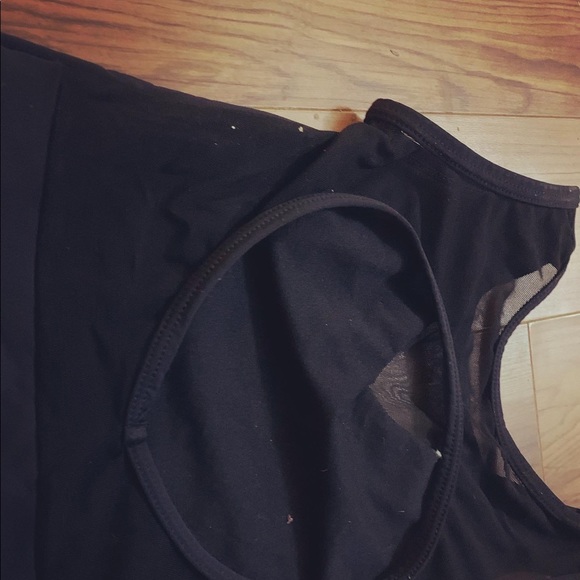 Black mesh & Lycra leotard - Picture 3 of 8